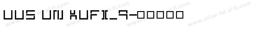 UUS UN KUFI_9字体转换